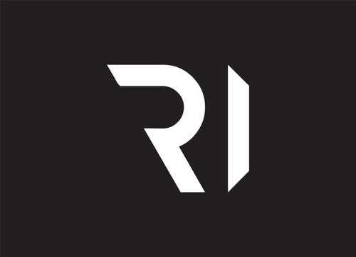 RI IR initial based Alphabet icon logo. Initials Business logo.
