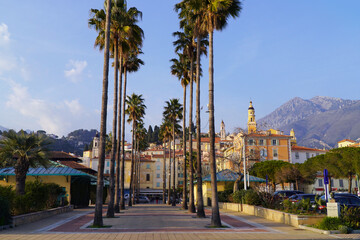 street view of Menton, France