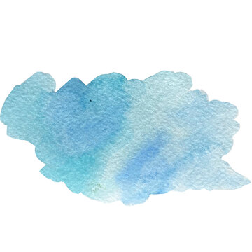 watercolor background brush strokes, blue turquoise illusreation.