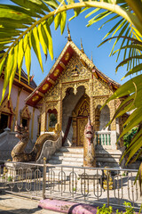 View at the Wat of Tung Yu in the streets of Chiang Mai - Thailand - 747882076