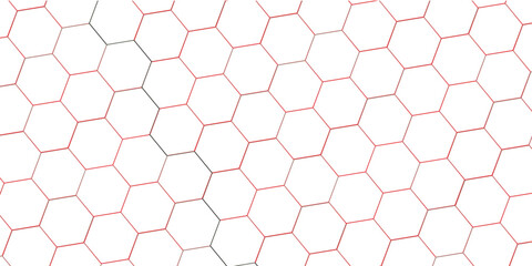  abstract 3d colourful background hexagon block pattern in 3d rendering
