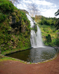 Ribeira dos Caldeirões Nature Park in Achada, Nordeste, São Miguel, Azores Islands, Portugal.