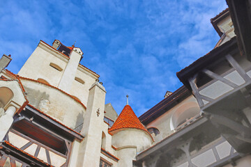Fototapeta na wymiar Bran Castle in Brasov, Romania