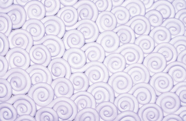 Plasticine white clouds texture background in oriental style