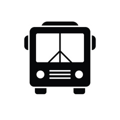 Public Transport icon vector stock illustration