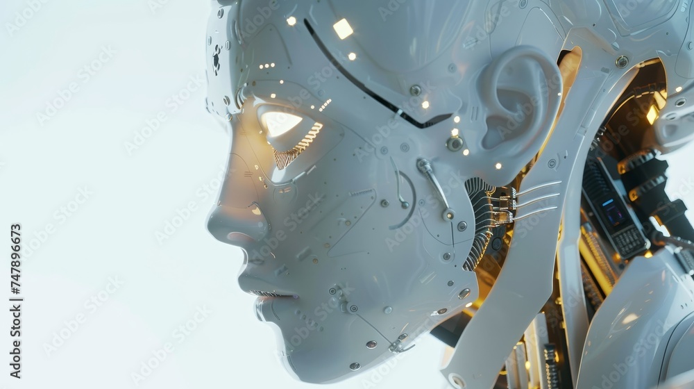 Poster GUI (Graphical User Interface) concept. Artificial Intelligence (AI). Deep Learning. Artificial neural networks.