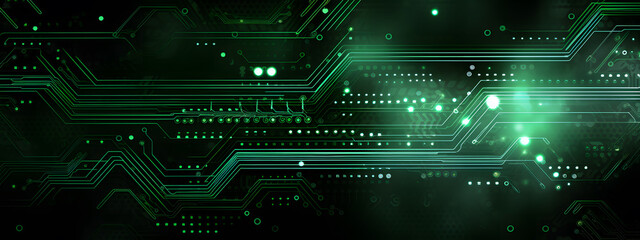 abstract technology background with code