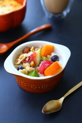Fruit yogurt bowl