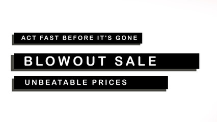 Urgent Sale Announcement Design