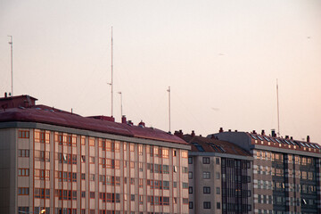 A Coruña Beach Front Buildings
