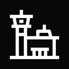 control tower icon outline