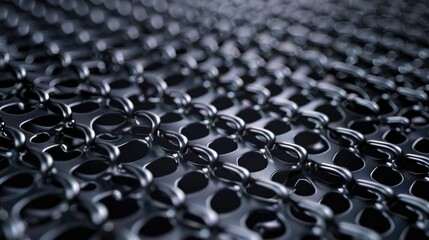 Obraz premium Metal wire mesh texture, background for advertising banners. Generative AI