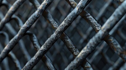 Metal wire mesh texture, background for advertising banners. Generative AI