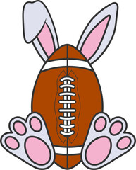 easter bunny football