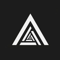 A, alpha Letter logo for company name, creative ideas alphabet Generative AI