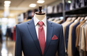 Business suit in taylor store