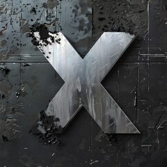 X Letter logo for company name, creative ideas alphabet Generative AI