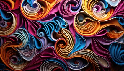 Fototapeta na wymiar geometric shapes, or colorful swirls can create eye-catching and unique backgrounds