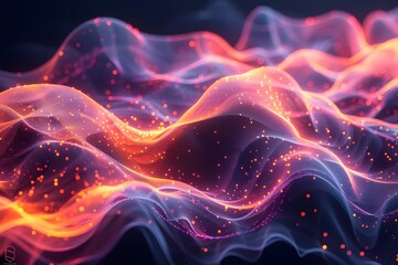 Red and Orange Fire Patterns in Space, Black Backdrops with Futuristic Fractal Designs, Motion Illustrations with Glowing Lines, Orange Flames and Black Backdrops in Art, Futuristic Patterns and Energ