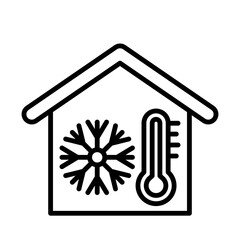 Cold Storage line icon