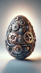 Easter egg in steampunk style - 747916895