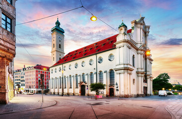 Munich - St Peter Church is a Roman Catholic church in the inner city of Munich, Germany. Nobody - 747917425