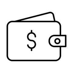 Wallet line icon