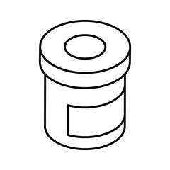 Have a look at this amazing medicine Jar isometric vector in trendy style