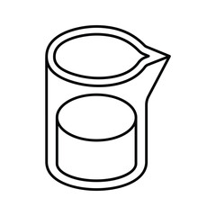 Liquid inside jug showing concept of lab experiment, medical research