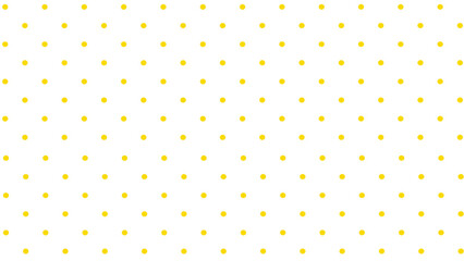White background with yellow polka dot