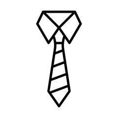 Ties line icon