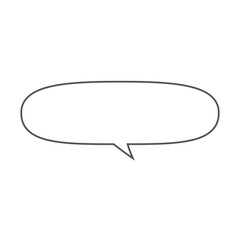 シンプルな漫画の吹き出し