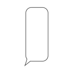 シンプルな漫画の吹き出し