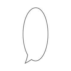 シンプルな漫画の吹き出し