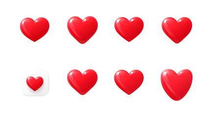 Expressing Love in the Digital Age: 3D Heart Icons and Romantic Messages in Social Media
