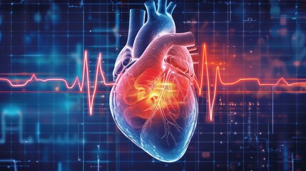Cardiogenic shock a life threatening condition in which your heart suddenly can not pump enough blood to meet your body's needs. The condition is most often caused by a severe heart attack - obrazy, fototapety, plakaty