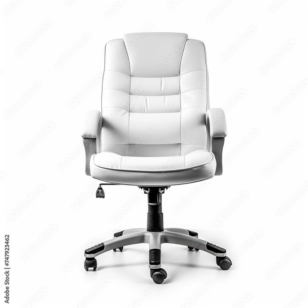 Wall mural office chair white