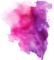 Pink purple watercolor