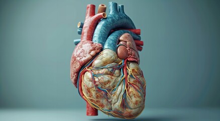 Fototapeta na wymiar 3D Rendered Illustration: inside a human body and organs Detailed Human Anatomy
