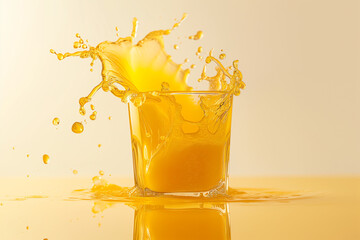 orange juice splash