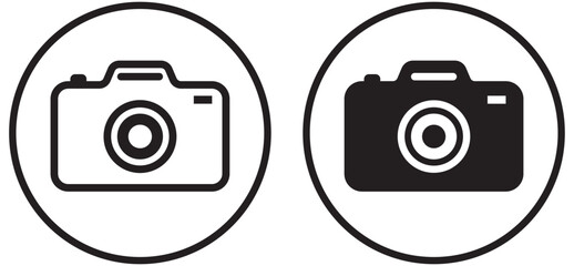 Camera icon set. photo camera icon. camera photography icon. Camera icon set. Photo camera in flat style. Vector