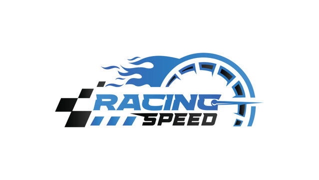 Accelerate your look with the bold and trendy car racing speed vector logo, a must-have for automotive fashion aficionados and sticker enthusiasts.
