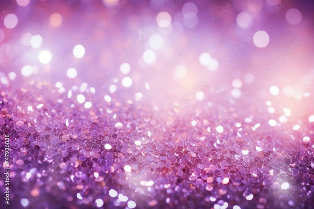 Canvas Prints Close up of a vibrant purple glitter background, perfect for adding a touch of sparkle to your designs