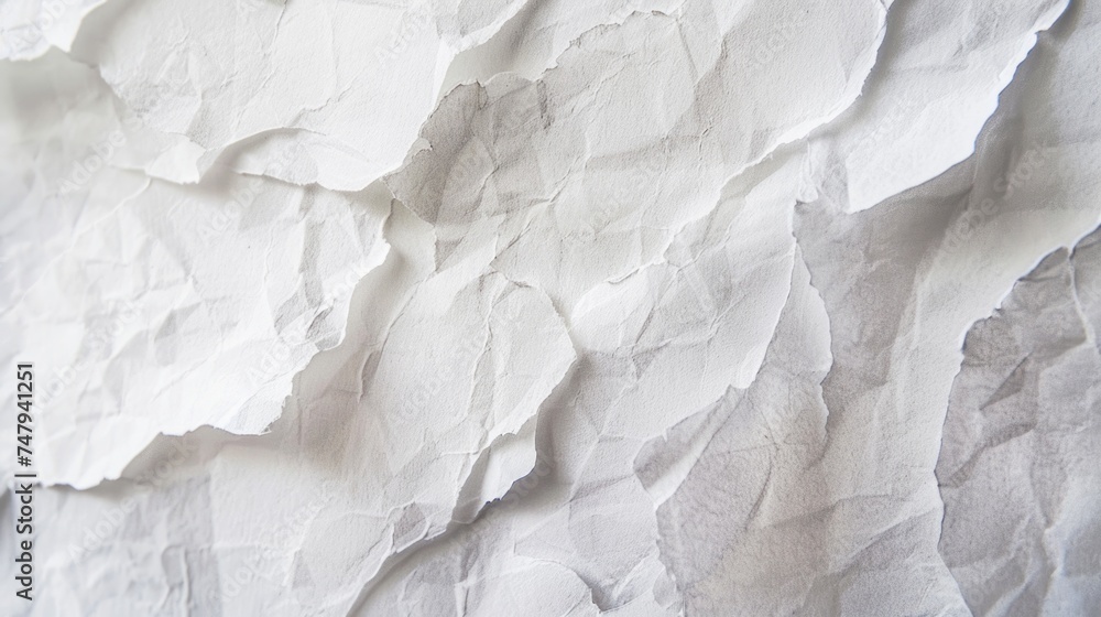 Poster detailed close-up of a piece of paper on a wall. suitable for various design projects
