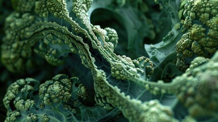 A close up of a bunch of fresh broccoli. Perfect for healthy eating concepts