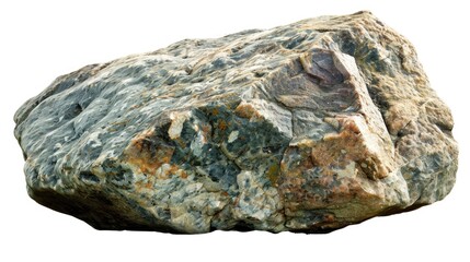 A large rock featuring a prominent hole. Ideal for nature and geology themes