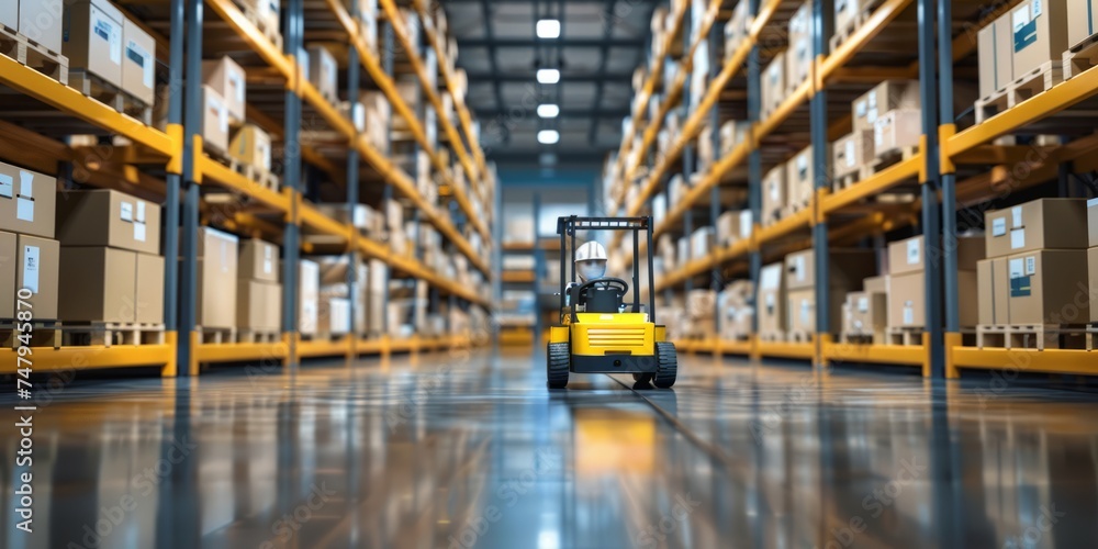 Poster advancements in artificial intelligence and machine learning are transforming to logistic warehouse 