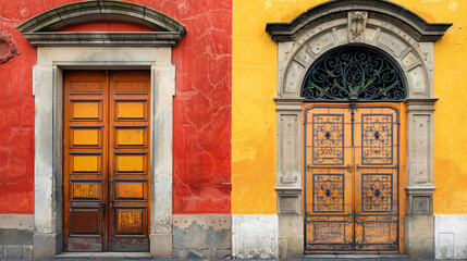 Fototapeta na wymiar Portuguese door and window details. v