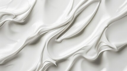 Beauty cream texture. White lotion, moisturizer, skin care cosmetic product smear background