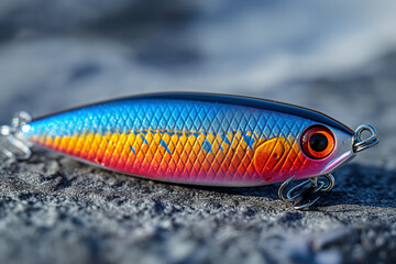 a knolling image of fishing lure.. extreme color variants , clean focus, stock photography, tourist photo --ar 3:2 --style raw --stylize 400 Job ID: 4ef088b3-685b-4777-a31f-5859232750a4 - obrazy, fototapety, plakaty
